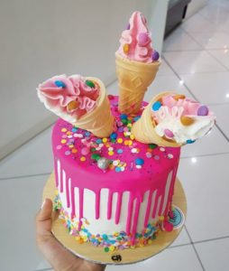 Soft serve cake