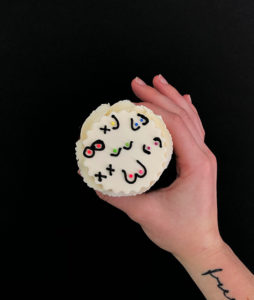 Boob cupcake