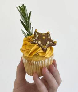 Festive Glow Cupcake