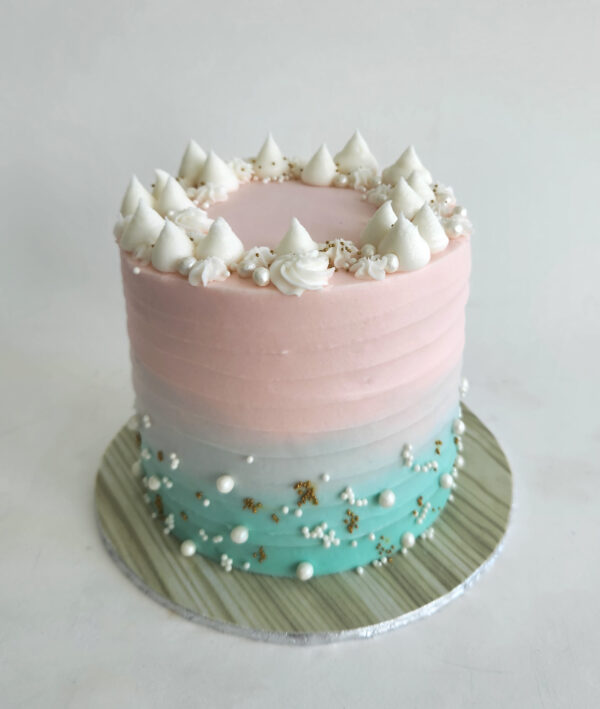 Pink & Blue Haze Cake