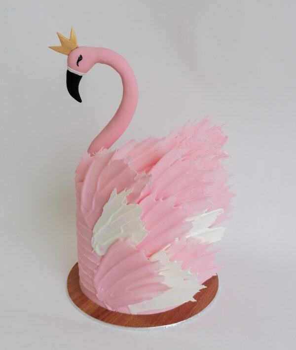 Flamboyant Flamingo Cake