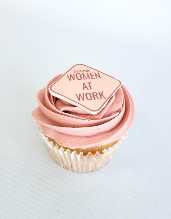 Women at Work cupcake