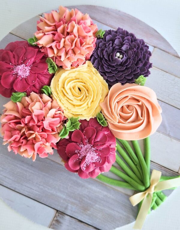 Summer love cupcake bouquet